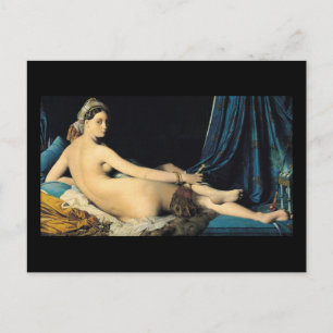 The Grand Odalisque 1814 Jean Auguste Dominique Postkarte
