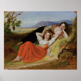 The Grape Harvest Poster