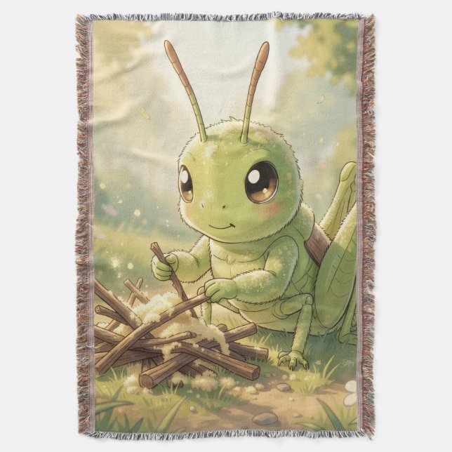 The Grasshopper and the Nectar Artwork Decke (Vorderseite Vertikal)