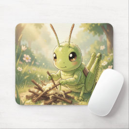 The Grasshopper and the Nectar Artwork Mousepad