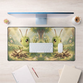 The Grasshopper and the Nectar Artwork Schreibtischunterlage
