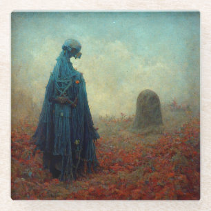 The Grave Surreal Sci-Fi Fantasy Alien Glasuntersetzer