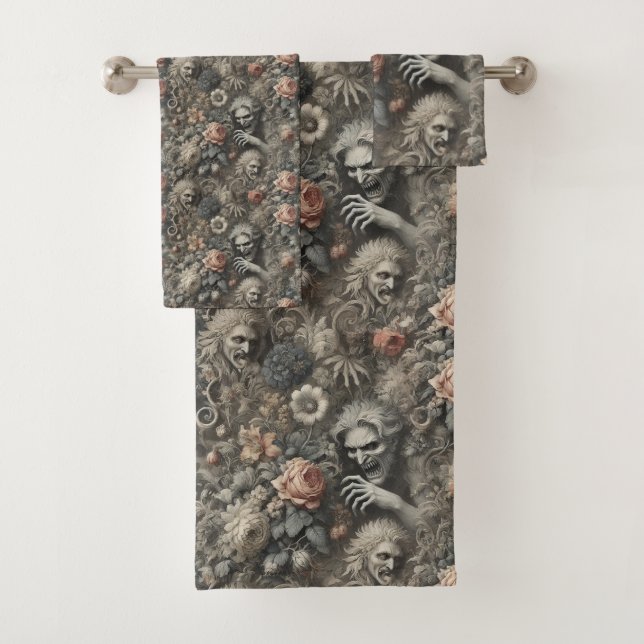 The Grays - Gothic Viktorianisch Badhandtuch Set (Insitu)