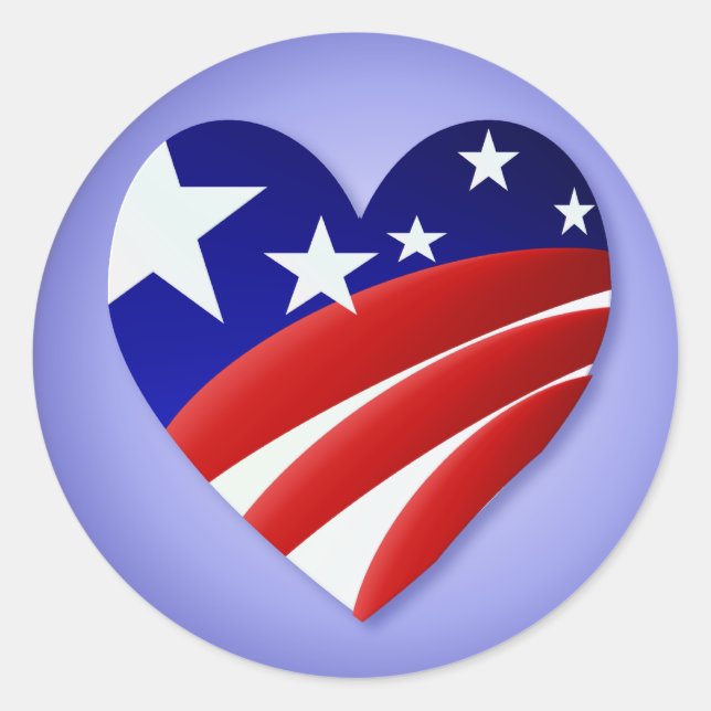 The Great American Heart Stickers (Vorderseite)