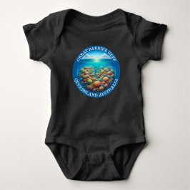 The Great Barrier Reef, Queensland, Australien Baby Strampler