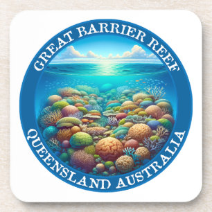 The Great Barrier Reef, Queensland, Australien Getränkeuntersetzer