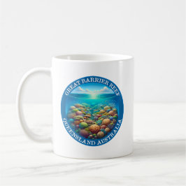 The Great Barrier Reef, Queensland, Australien Kaffeetasse