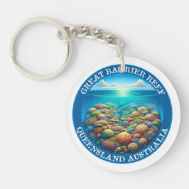 The Great Barrier Reef, Queensland, Australien Schlüsselanhänger