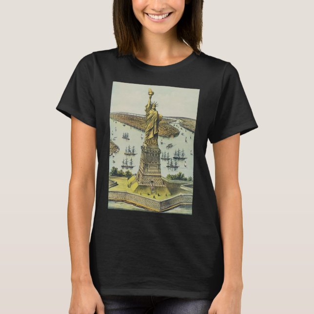 The Great Bartholdi Statue, Statue of Liberty T-Shirt (Vorderseite)
