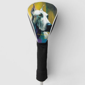 The Great Dane Hund - Zusammensetzung 002 Golf Headcover
