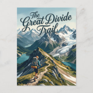 The Great Divide Trail Kanada Postkarte