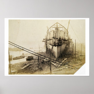 The Great Eastern, 1857 (Albumen print) Poster