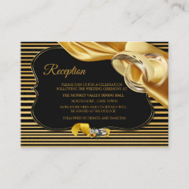 The Great Gatsby Wedding Reception Enclosure Card Begleitkarte