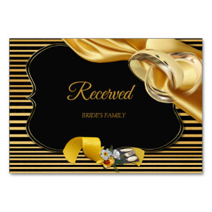 The Great Gatsby Wedding Reservierte Card Tischnummer