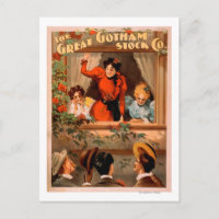 The Great Gotham Stock Co. Theater Poster