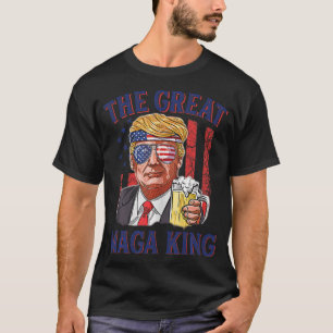 The Great Maga King Fun Trump Biere US Flag Ultra T-Shirt