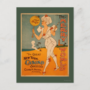 The Great New York Casino Success Theater Postkarte
