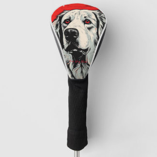 The Great Pyrenäen Hund, Rot und Schwarz 001 - Uli Golf Headcover