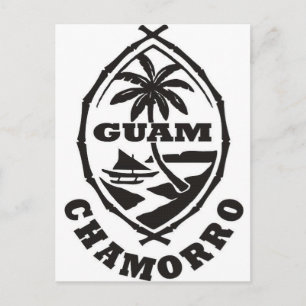 The great seal of Guam Postkarte
