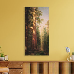 The Great Trees, Mariposa Grove, CA by Bierstadt Leinwanddruck