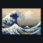 "The Great Wave"-Kopie von Hokusais ursprünglichem Poster<br><div class="desc">"The Great Wave" Kopie von Hokusais Original c.1930 (Künstler unbekannt)</div>