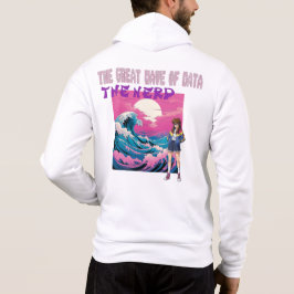 The Great Wave Of Data Hoodie