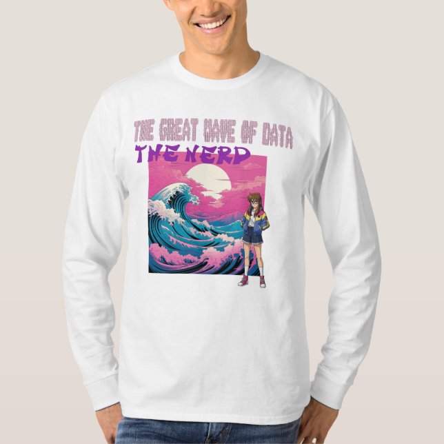 The Great Wave Of Data T-Shirt (Vorderseite)