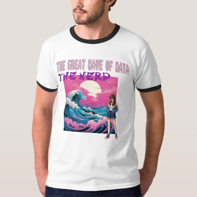 The Great Wave Of Data T-Shirt (Vorderseite)