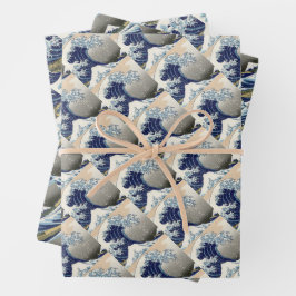 The Great Wave of Kanagawa - Katsushika Hokusai Geschenkpapier Set