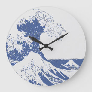 The Great Wave off Kanagawa (神奈川沖浪裏) Große Wanduhr