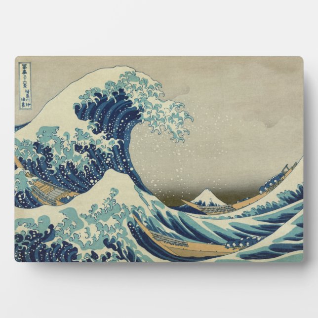The Great Wave off Kanagawa Fotoplatte (Vorderseite)