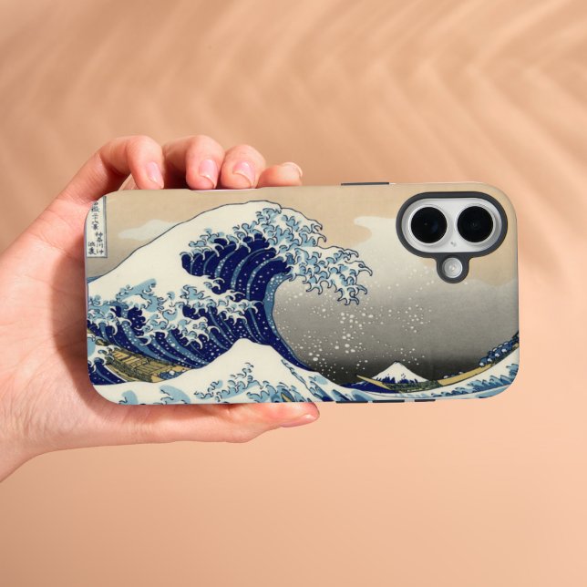 The Great Wave off Kanagawa iPhone 16 Fall Case-Mate iPhone Hülle (The Great Wave off Kanagawa iPhone 16 Case)