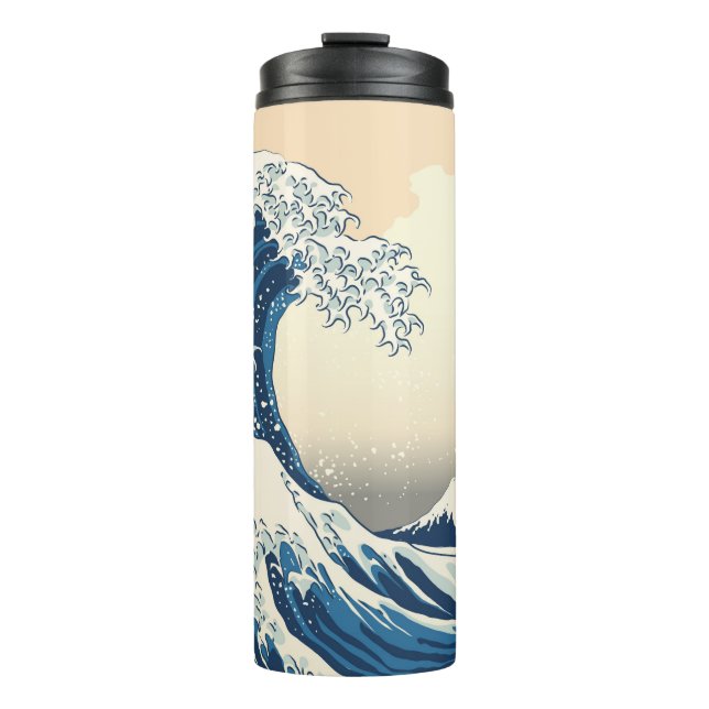 The great wave off kanagawa painting reproduction  thermosbecher (Vorderseite)