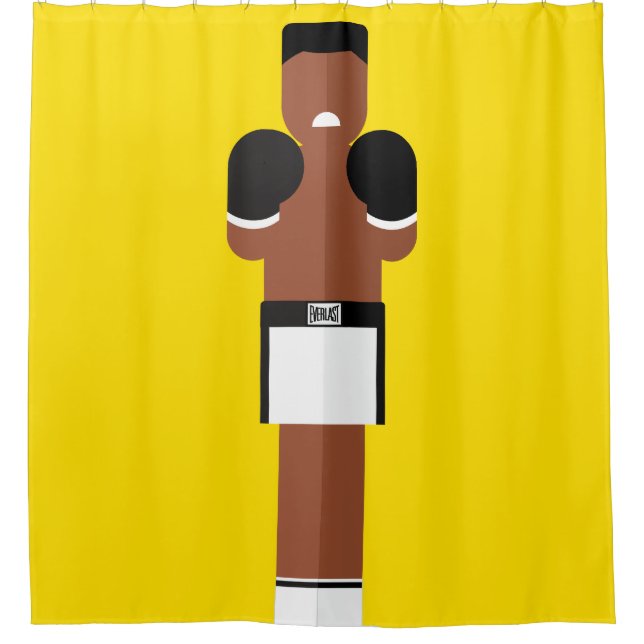 The Greatest – Boxing Legend Shower Curtain Duschvorhang (Vorderseite)