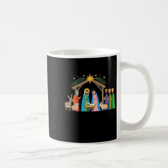 The Greatest Gift For All Christmas Nativity Jesus Kaffeetasse (Rechts)