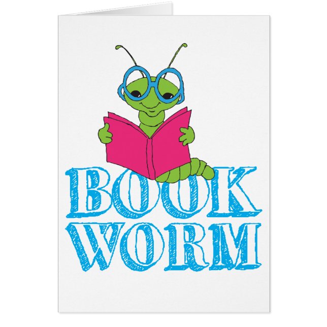The Green Brilliant Cartoon Bookworm Book Worm (Vorne)