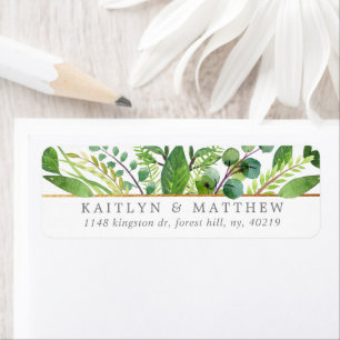 The Greenery & Gold Wedding Collection
