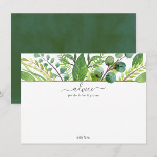 The Greenery & Gold Wedding Collection Hinweiskarte