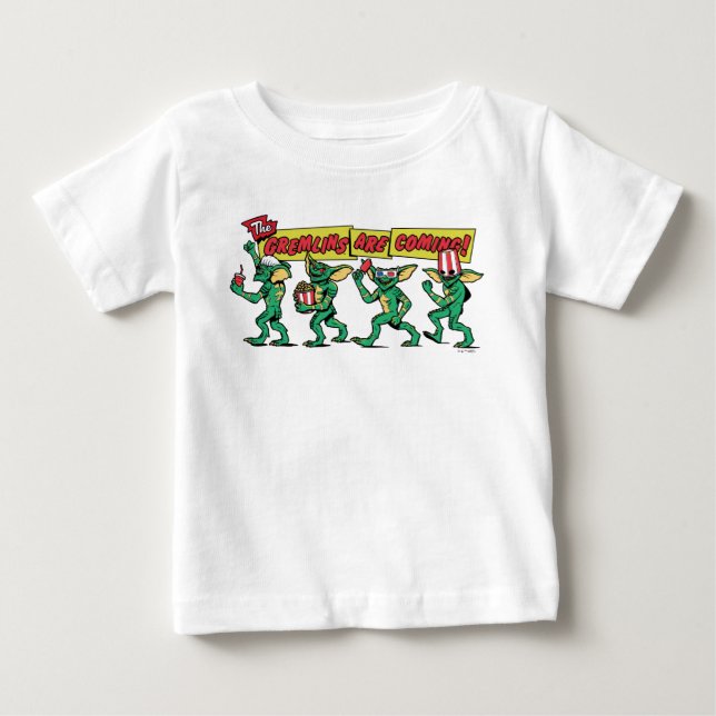 The Gremlins™ Are Coming Baby T-shirt (Vorderseite)
