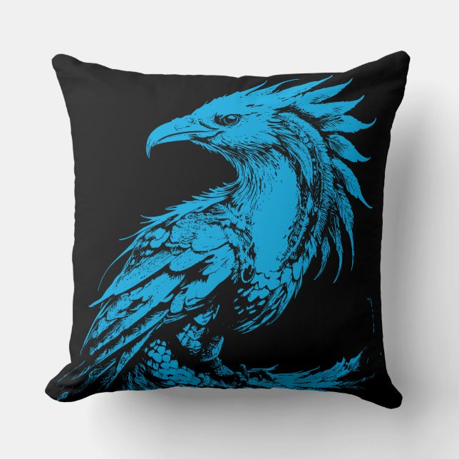 "The Griffon" - Anpassbare Farbe Kissen (Vorderseite)