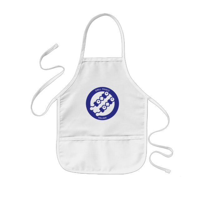 The Grill Prince Personalized Kids Apron Kinderschürze (Vorne)