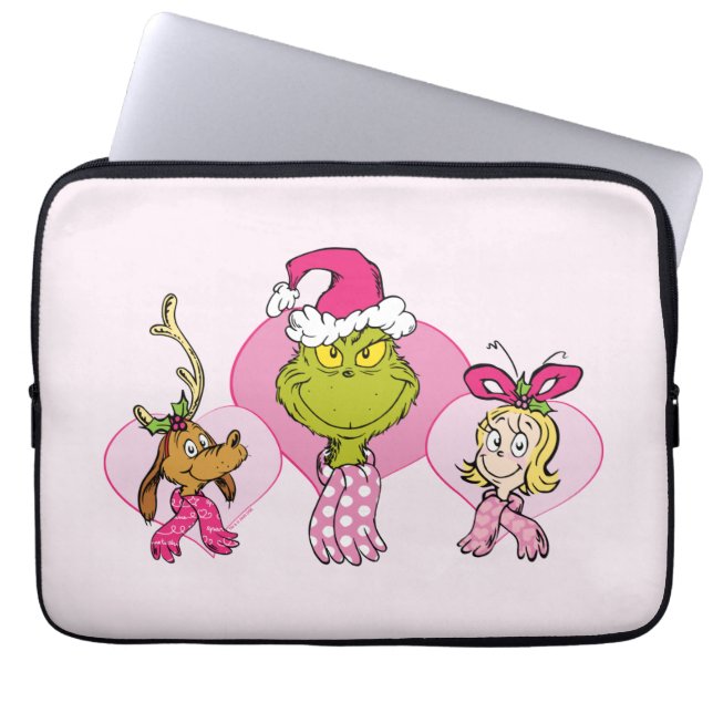 The Grinch Crew in Pink Valentine's Portrait Laptopschutzhülle (Vorderseite)