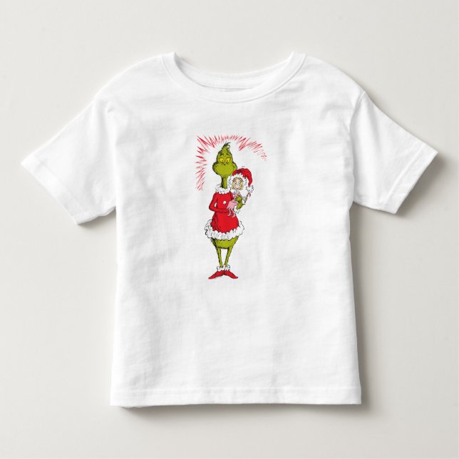 The Grinch Holds Cindy Lou Who Kleinkind T-shirt (Vorderseite)