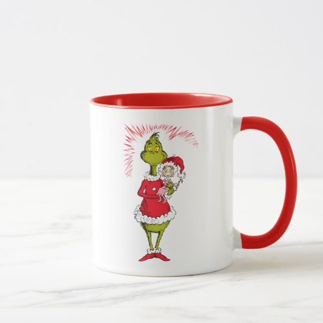 The Grinch Holds Cindy Lou Who Tasse (Rechts)