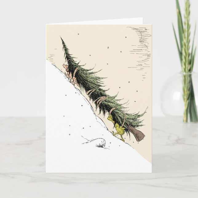 The Grinch & Max Return the Christmas Tree Karte (Vorderseite)