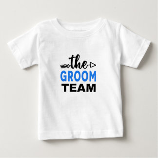 The Groom Crew Blue Baby T-shirt