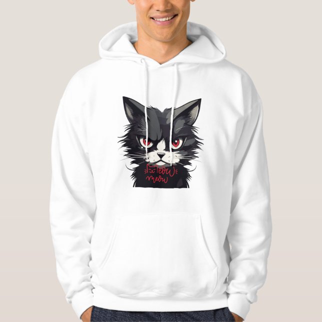 "The Growling Kitty" Hoodie (Vorderseite)