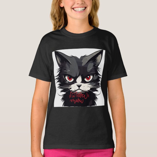 "The Growling Kitty" T-Shirt (Vorderseite)