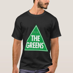 The Grüntöne The Green Party of Australia 2019 Log T-Shirt