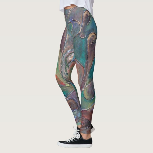 "The Guardian from Unseen" von Paul Buică Leggings (Links)